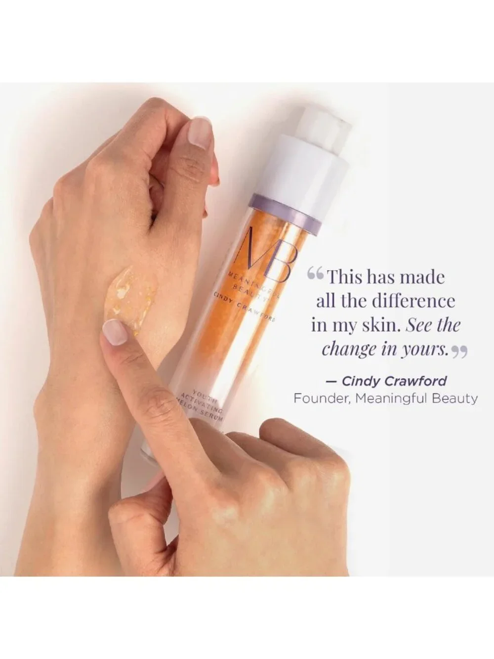 Youth Activating Melon Serum for Radiant Skin, Anti-Aging, Hydrating Formula